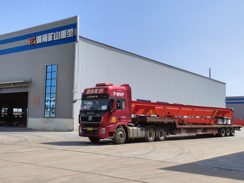 電動葫蘆門式起重機  MHxh10t—14m 外懸3.5/1.5m 制作完成，發(fā)往青海交付客戶使用